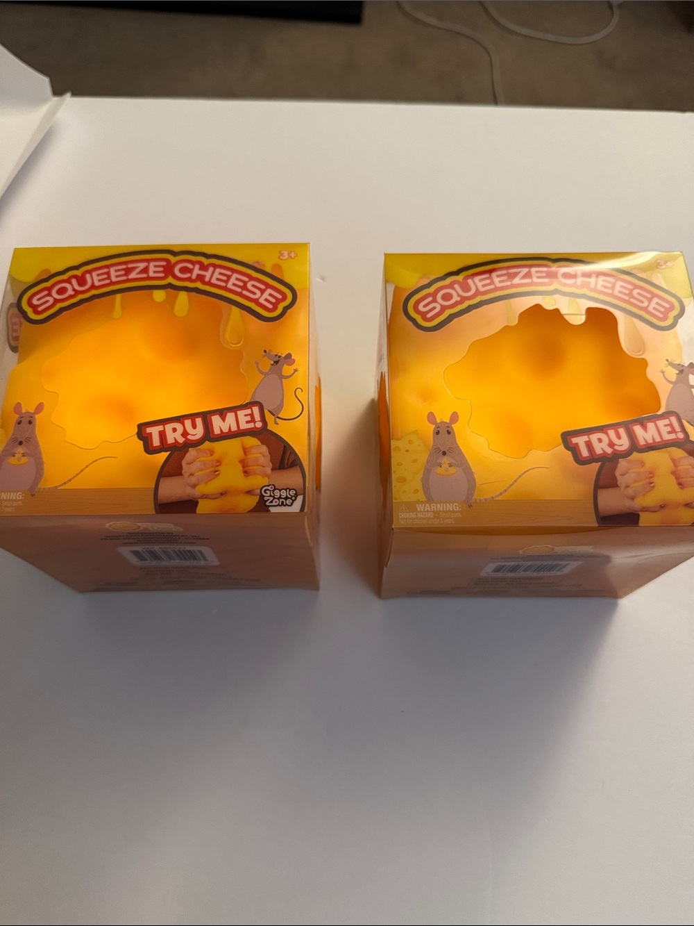 Squeeze Cheese Sensory Toy by sunny days 2 pac